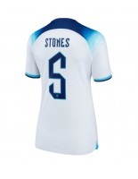 Anglie John Stones #5 Domácí Dres pro Dámské MS 2022 Krátký Rukáv